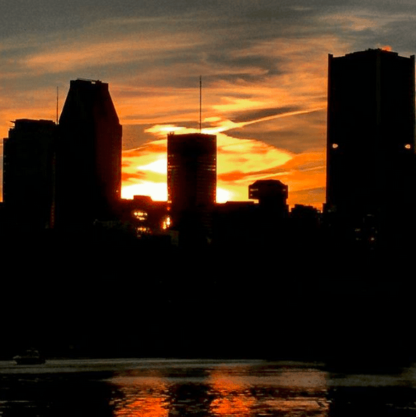 skyline sunset montreal MTL picture
