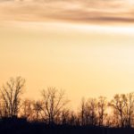 sunset in montreal