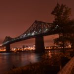 MTL Jacques Cartier Bridge at night