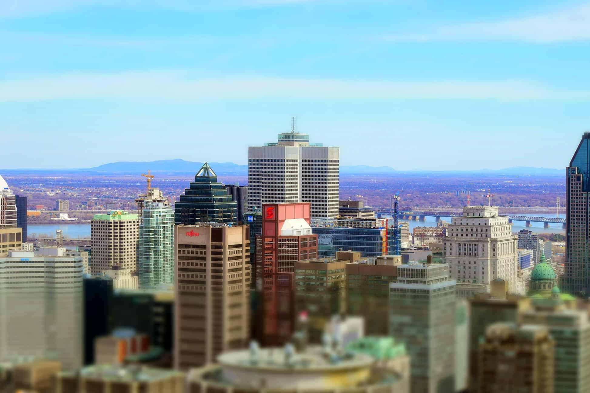 Montreal SKyline View Miniature