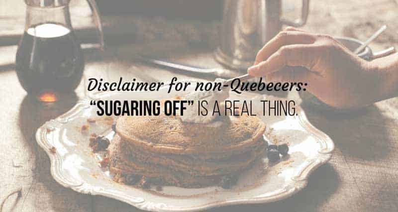 what is sugaring off