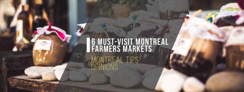 Farmer Market with fresh produce in montreal