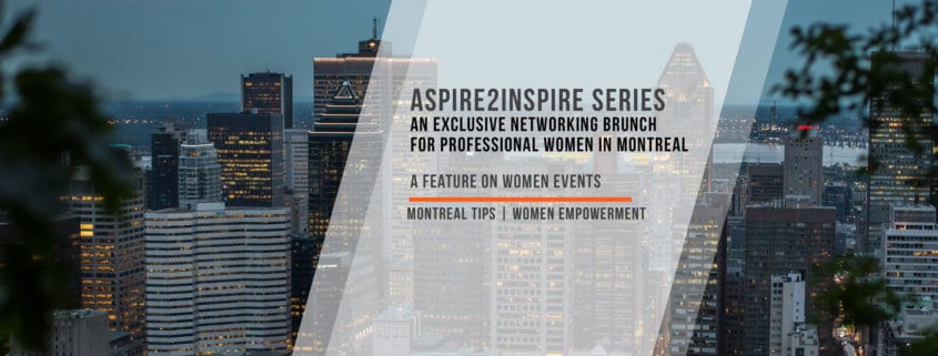Photo of Downtown Montreal used for a women event