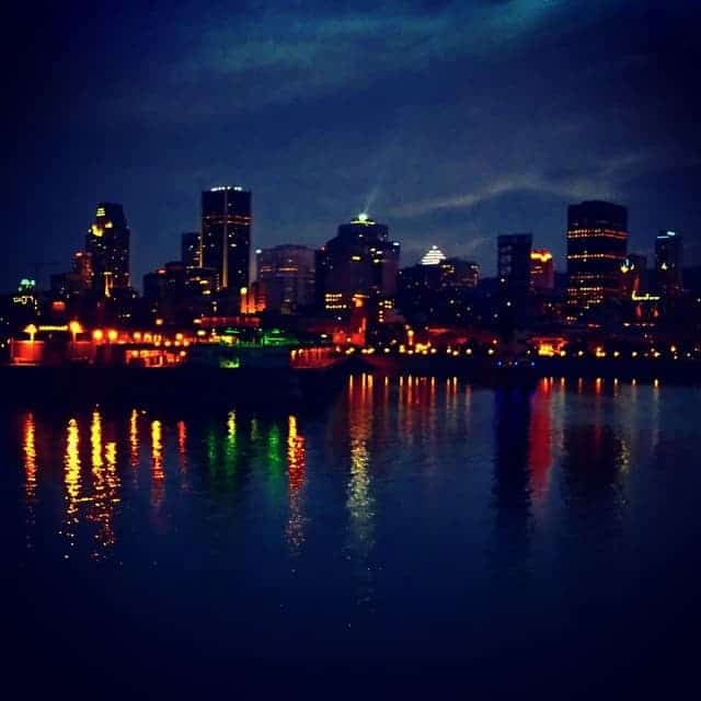 Montreal Skyline At night