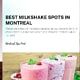 Best milkshake spots in Montreal