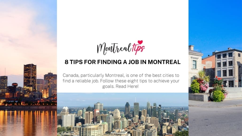 8 tips for finding a job in Montreal