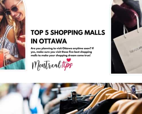 Top 5 shopping malls in Ottawa
