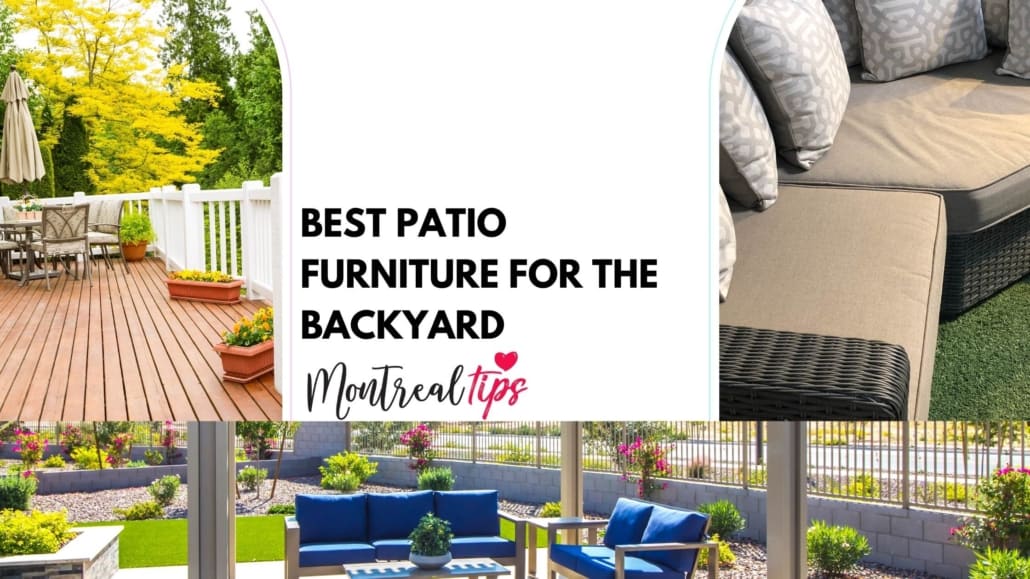 Best patio furniture for the backyard